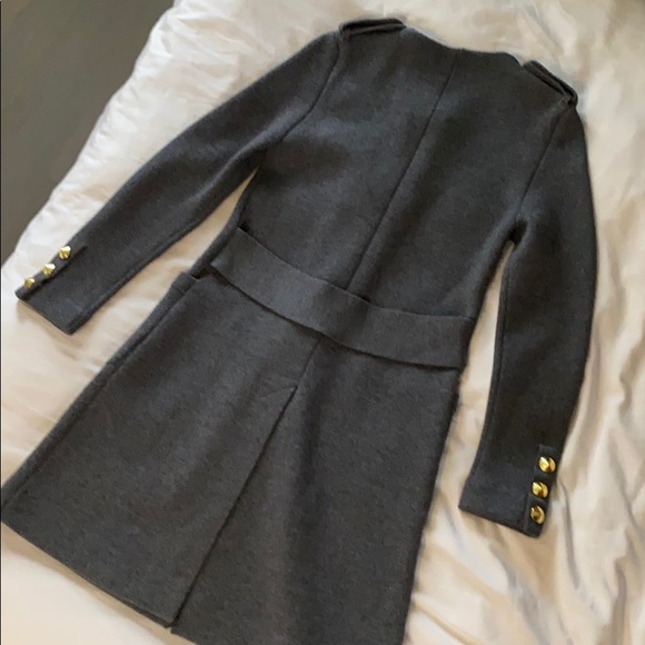 3.1 Phillip Lim Grey Merino Wool Army Jacket - Picture 5 of 6